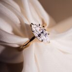 Marquise Solitaire Wedding Ring