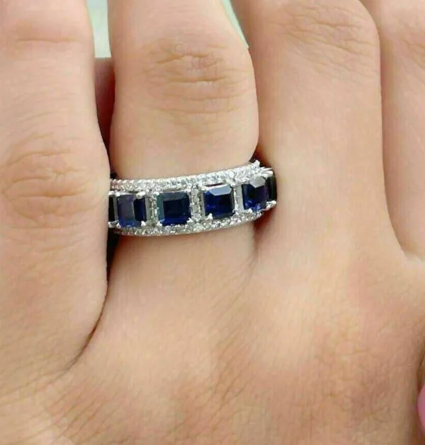Princess Prong Wedding Band