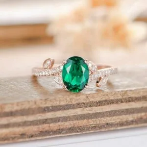 Oval Solitaire Anniversary Ring
