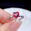 Heart Solitaire Wedding Ring