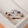 Round Solitaire Birthday Ring
