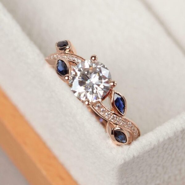 Delicate 2.5Ct White Round Cut Solitaire Birthday Gift Ring For Mother | Party Wear Ring - Image 2