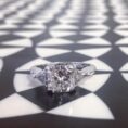 Cushion Cut Proposal Ring