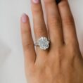 Radiant Halo Anniversary Ring