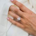 Oval Three Stone Ring