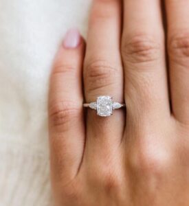 Cushion Cut Engagement Ring