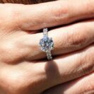 Round Solitaire Wedding Ring