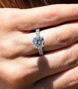 Round Solitaire Wedding Ring