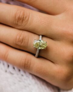 Oval Solitaire Engagement Ring