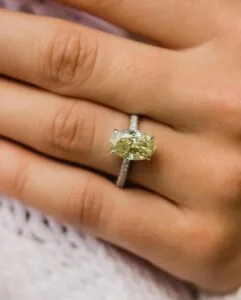 Oval Solitaire Engagement Ring