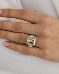 Asscher Cut Wedding Ring