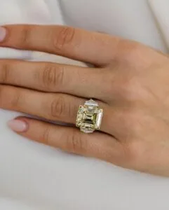 Asscher Cut Wedding Ring