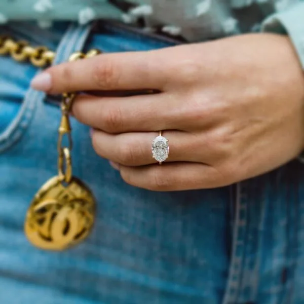 Oval Solitaire Engagement Ring