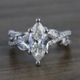 Marquise Solitaire Engagement Ring