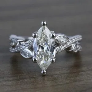 Marquise Solitaire Engagement Ring