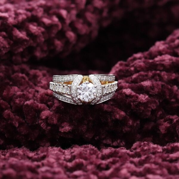 Round Solitaire Birthday Ring