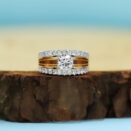White Round Solitaire Ring