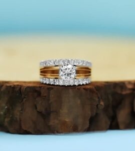 White Round Solitaire Ring