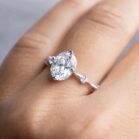 Oval Solitaire Proposal Ring