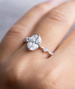 Oval Solitaire Proposal Ring