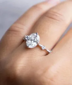 Oval Solitaire Proposal Ring