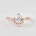 Pear Bezel Engagement Ring