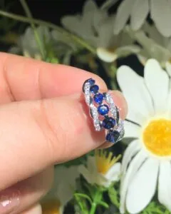 Round Engagement Band Ring