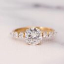 Round Solitaire Engagement Ring
