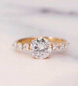 Round Solitaire Engagement Ring