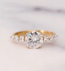 Round Solitaire Engagement Ring