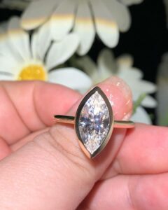 Marquise Bezel Proposal Ring