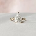 Pear Solitaire Birthstone Ring
