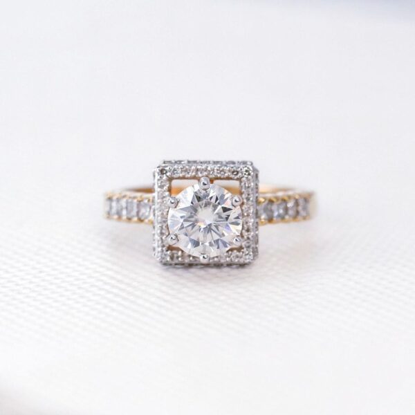 Round Solitaire Wedding Ring