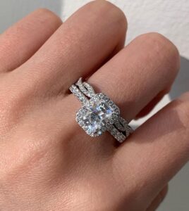 Radiant Anniversary Ring Set