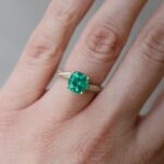 Cushion Solitaire Anniversary Ring