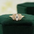 Marquise Solitaire Wedding Ring