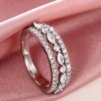 Round Marquise Band Ring