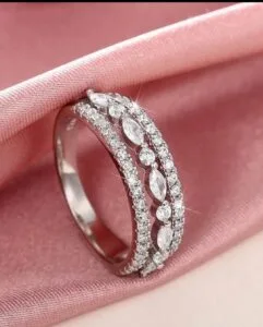 Round Marquise Band Ring
