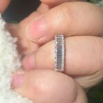 Emerald Half Eternity Ring