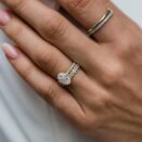 Oval Solitaire Ring Set