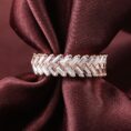 Baguette Half Eternity Band