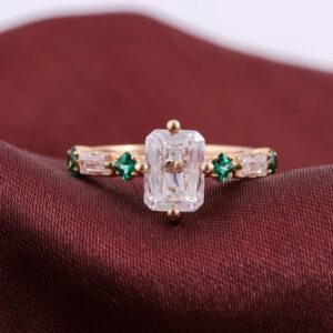 Radiant Solitaire Engagement Ring