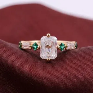 Radiant Solitaire Engagement Ring