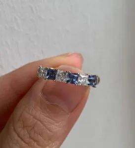 Princess Half Eternity Band