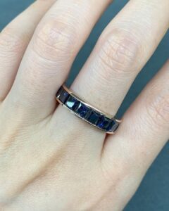 Princess Half Eternity Ring
