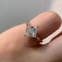 Princess Solitaire Engagement Ring