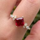 Princess Solitaire Engagement Ring