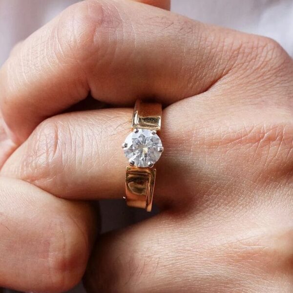 Round Solitaire Proposal Ring