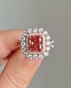 Radiant Double Halo Ring
