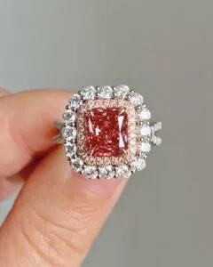 Radiant Double Halo Ring